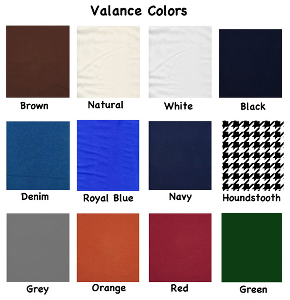 United States Air Military Force Window Valance/Curtain *Your Choice of Colors*