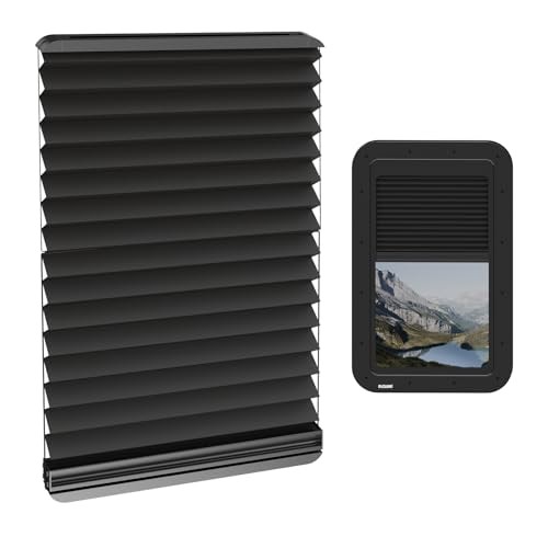 12″ x 21″ RV Window Shade – Smooth Slide Door Shade – Replacement 21″W x 12″H