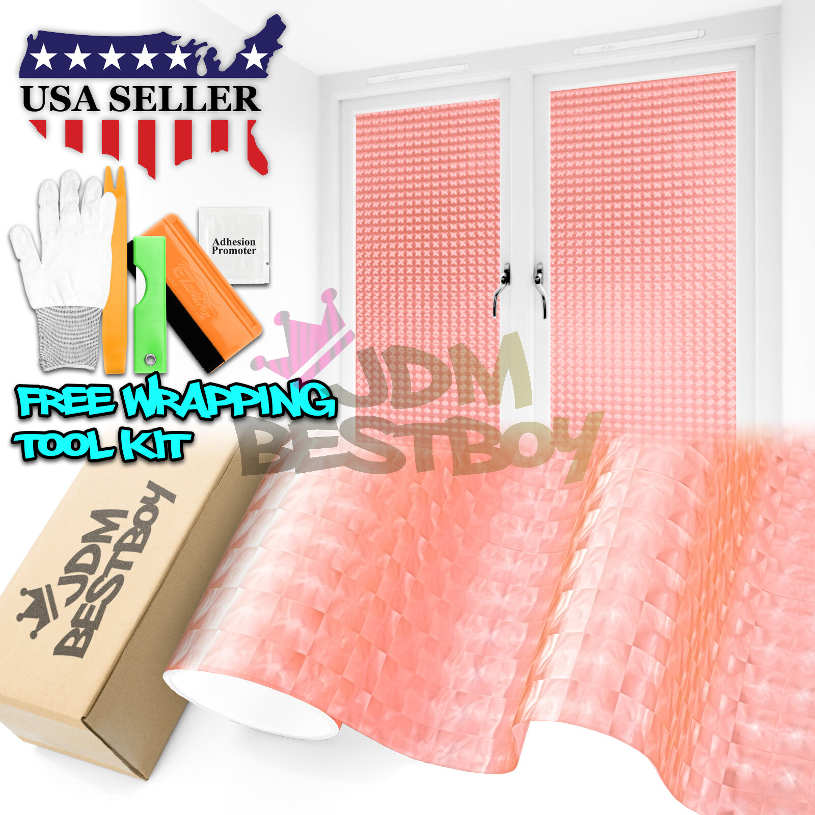 Orange Cat Eye Frosted Film Glass Office Home Bathroom Window Security Privacy