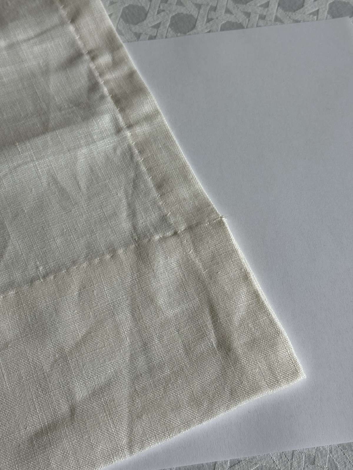 Restoration Hardware RH Belgian Opaque Linen Drapery 96″ Color White NEW