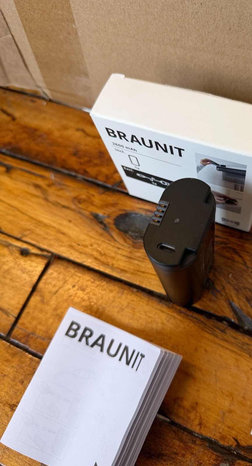 IKEA BRAUNIT Battery Pack 104.497.54 Rechargeable Roller Blind OEM NEW