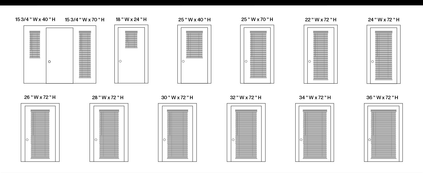 2″ Faux Wood Blinds for Doors, Cordless French Door Blinds for , Light Filtering