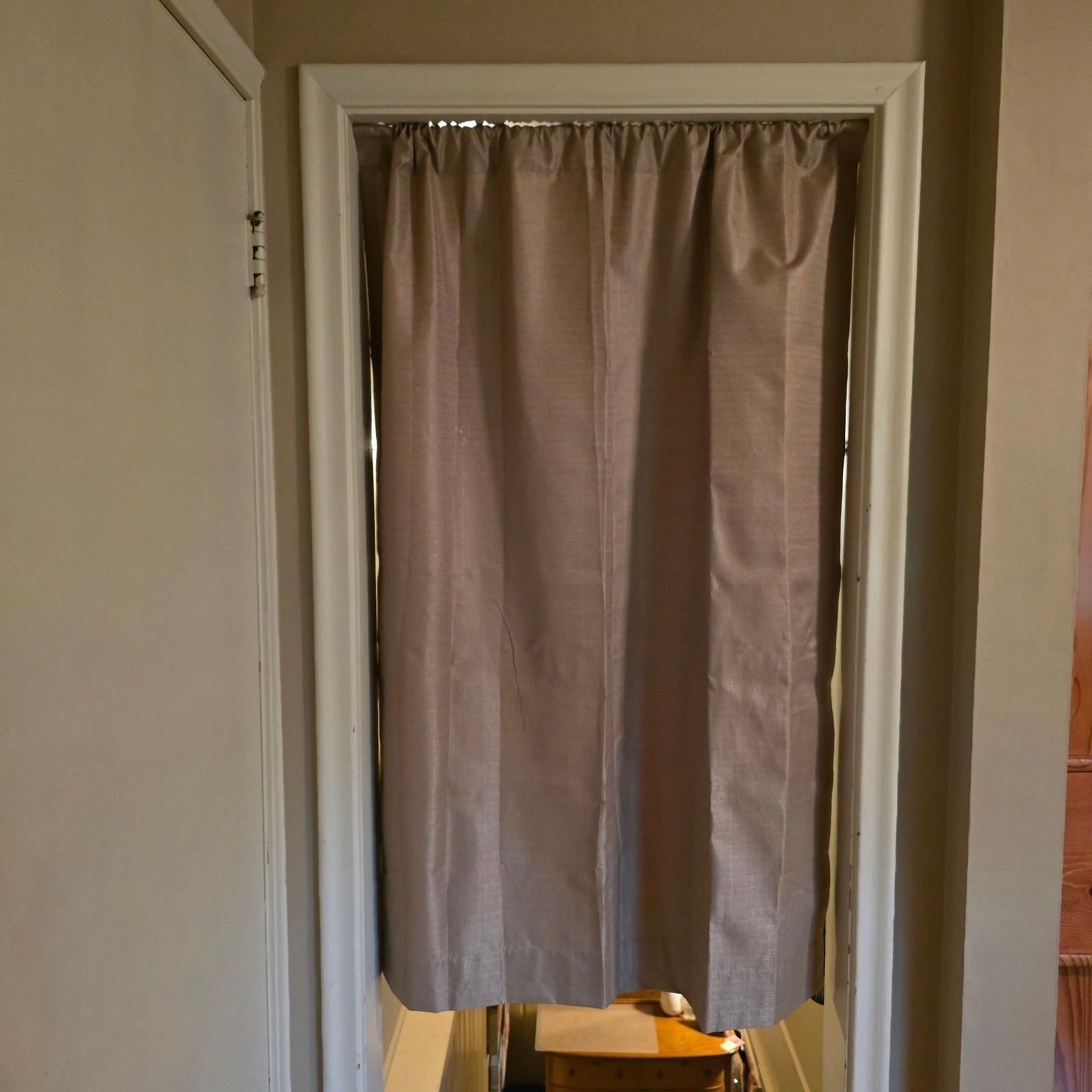 Two Room Darkening Window Curtains Beige in Color 55″ x 41″ – 2 Available