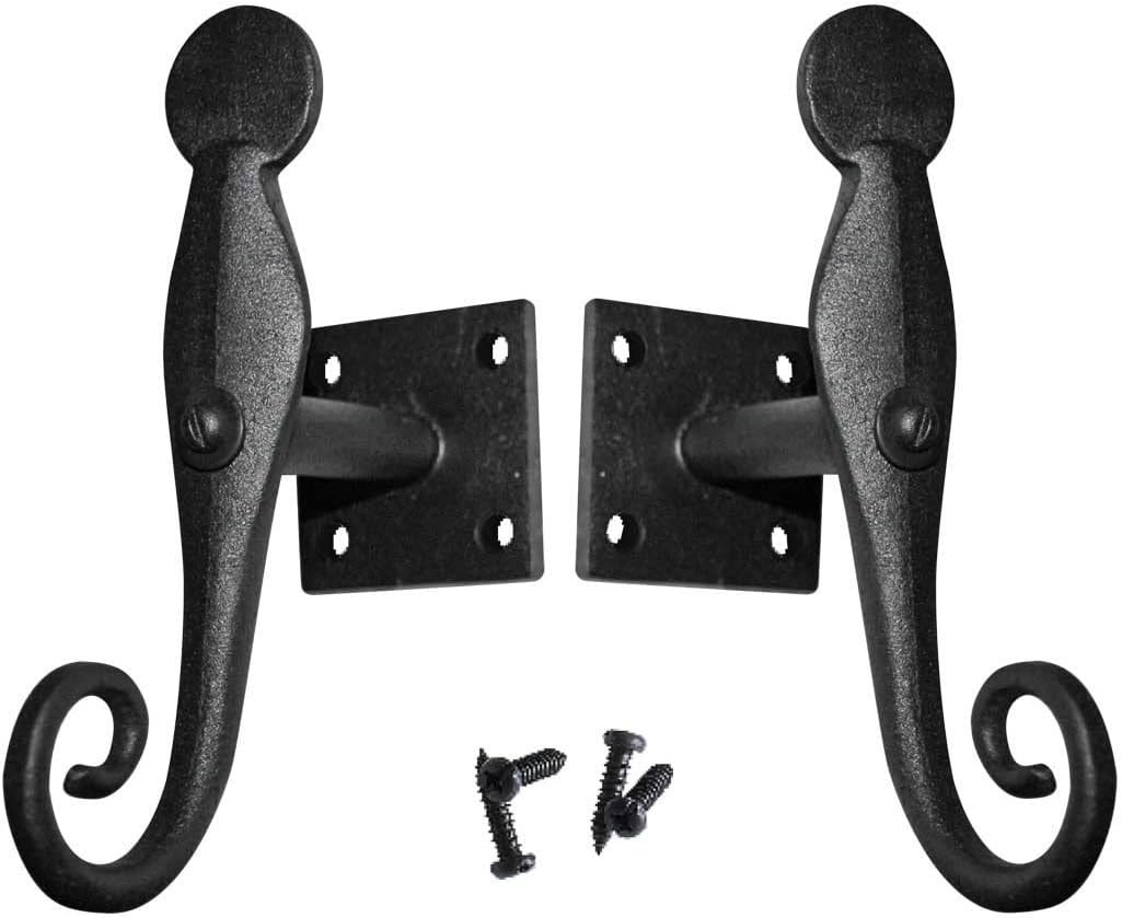 Renovators Supply Manufacturing Shutter Dogs 5.5 In. Black Pack of 1,