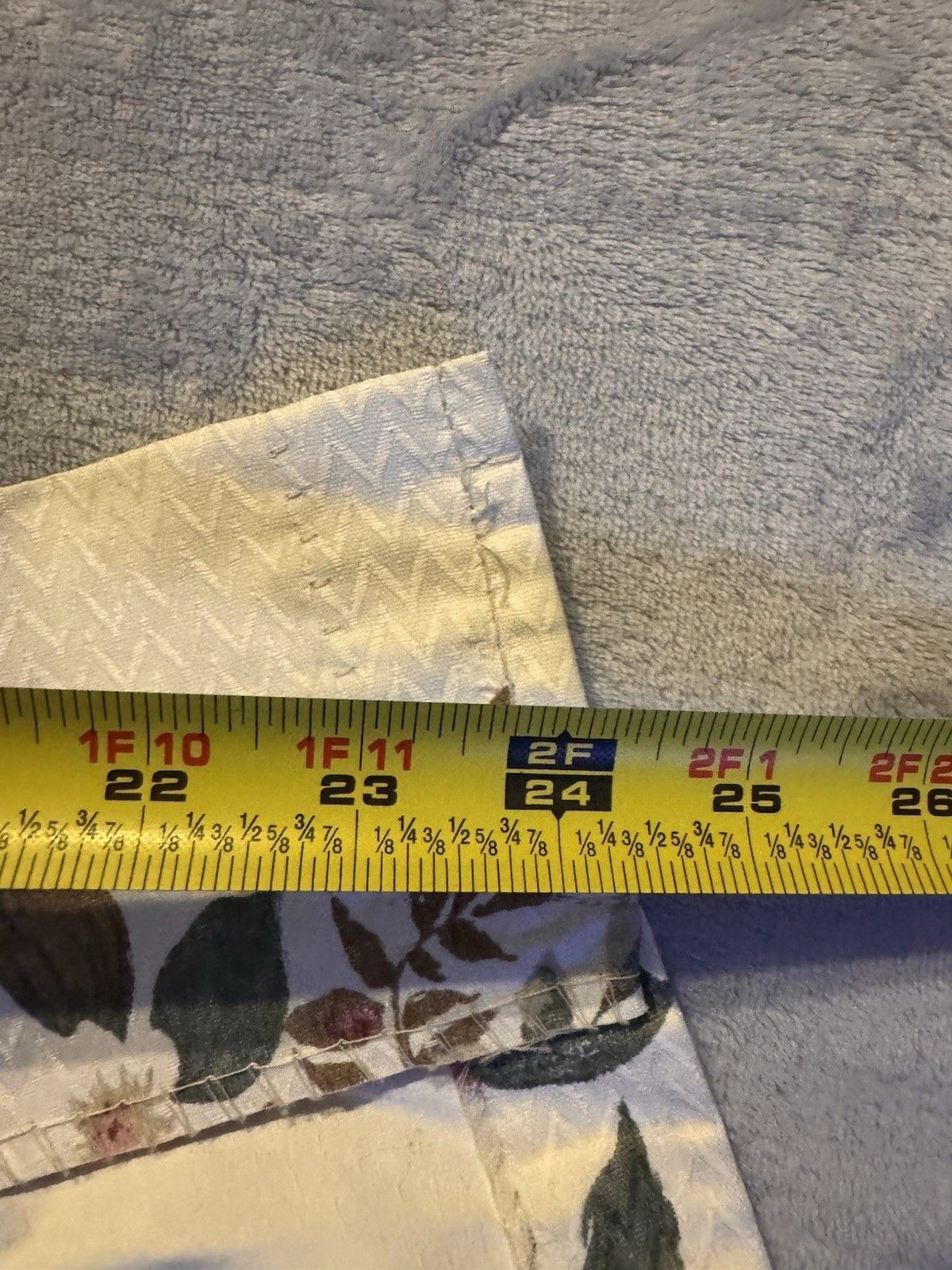 1 Burlington Curtain Panel 84”X26” & 1 Valance 84” X 15”Cotton Blend