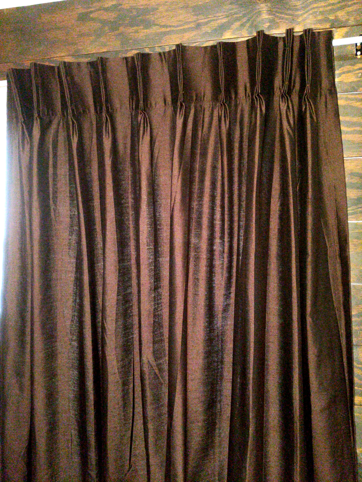 2 – J. C. Penny Royal Velvet Curtain Panels – Dark Brown 50 X 84