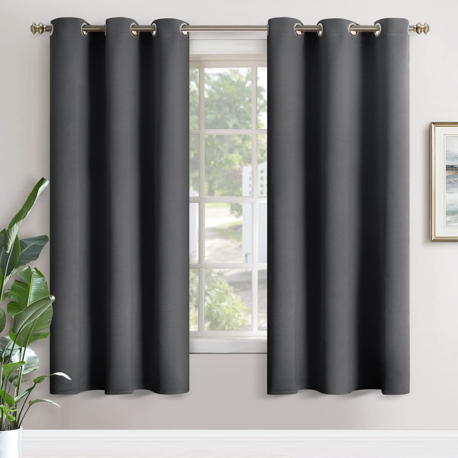 YoungsTex Blackout Curtains for Bedroom – Thermal Insulated with Grommet Top