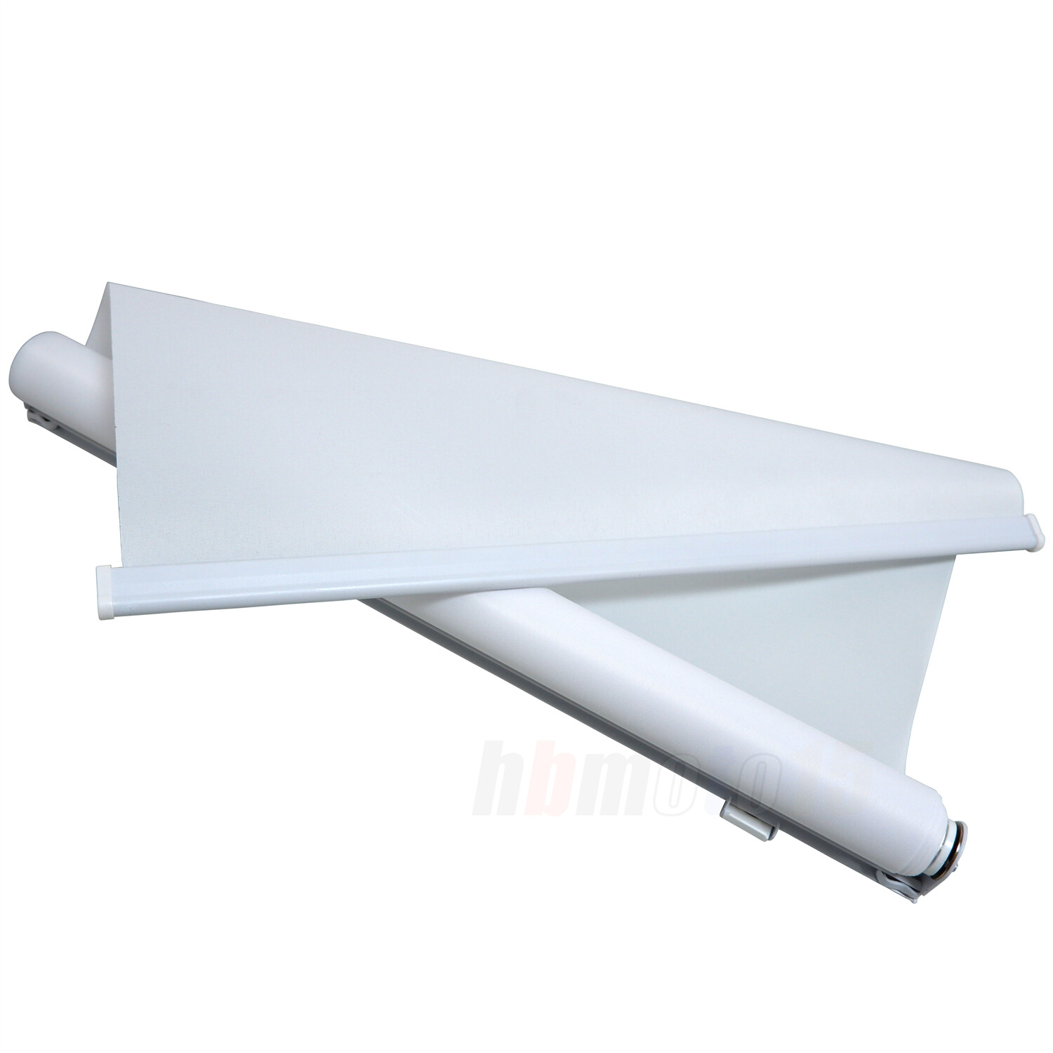 72″*72″ Cordless rolling Curtain pull down locking Slight light Transmission WHT
