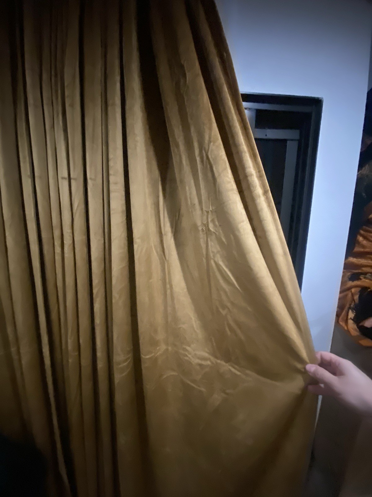 Luxury Velvet Blackout Curtains 40″ x 90″ Gold Brown Pleated LOT OF 10 PACKS!