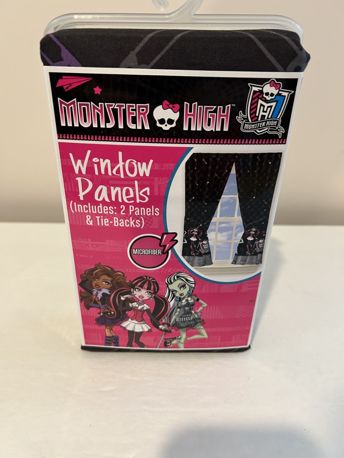 New Monster High Window Panels Microfiber Curtains