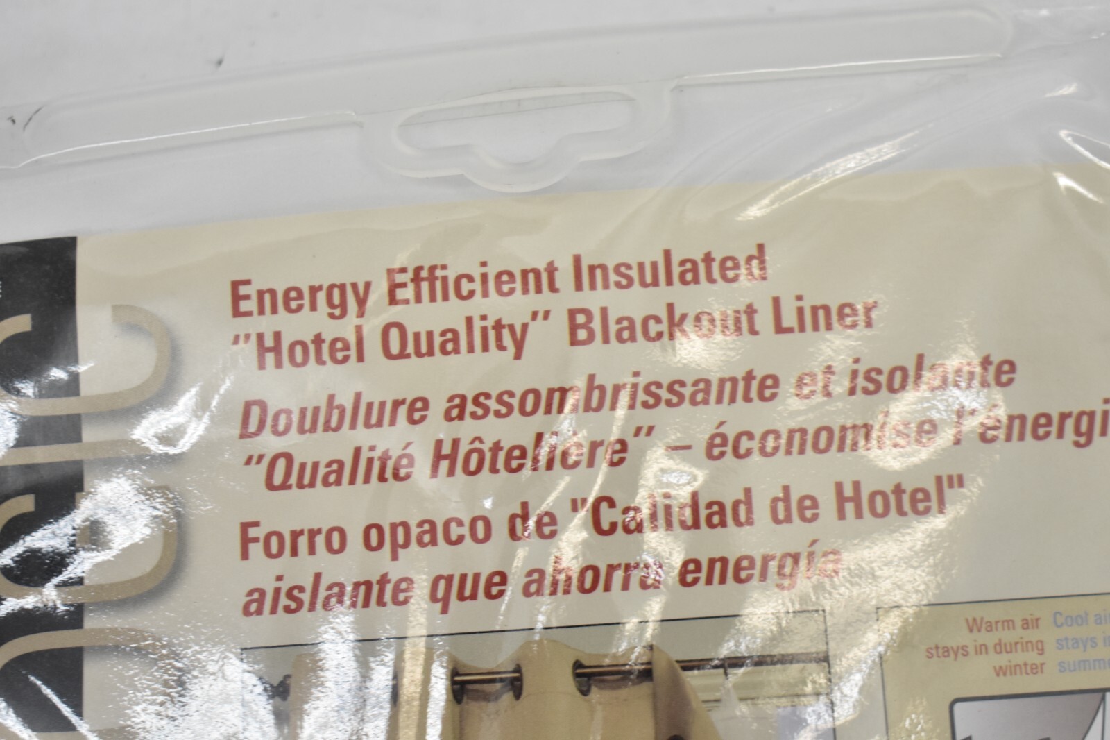 ThermaLogic Energy Efficient insulated Blackout Liner 45″ x 56″ Fits 63″ Long