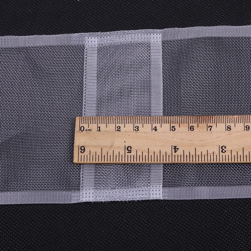 10 Feet Curtain Tape, 4“ Grommet Serpentine Translucent Drapery Header Tape