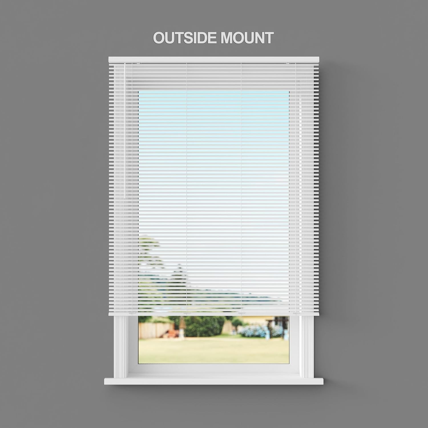 Water-Resistant Cordless Mini Blinds 27″ W x 64″ H – Perfect for Every Room