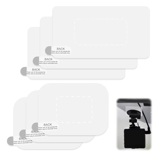 6pcs Car Windshield Sticker Shield – Clear Window Cling – Simplified