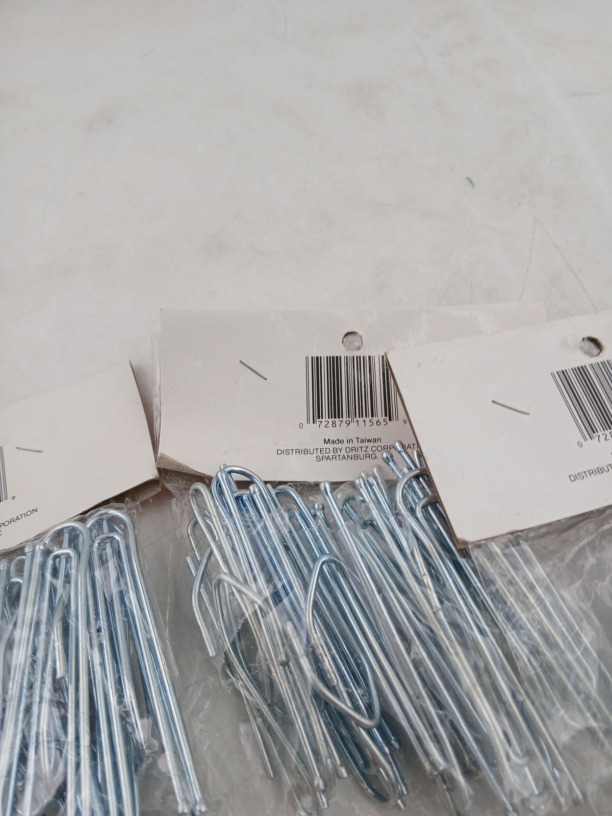 Dritz Pleater Hooks Silver Metal Curtain Window Drapery Hanging Lot Of 3 Packs