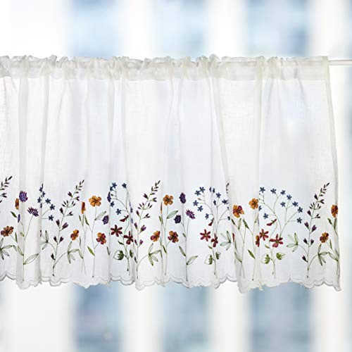 027 Floral Embroidery Pastoral Style 60″W x 18″L (Pack of 1) Wild Flower