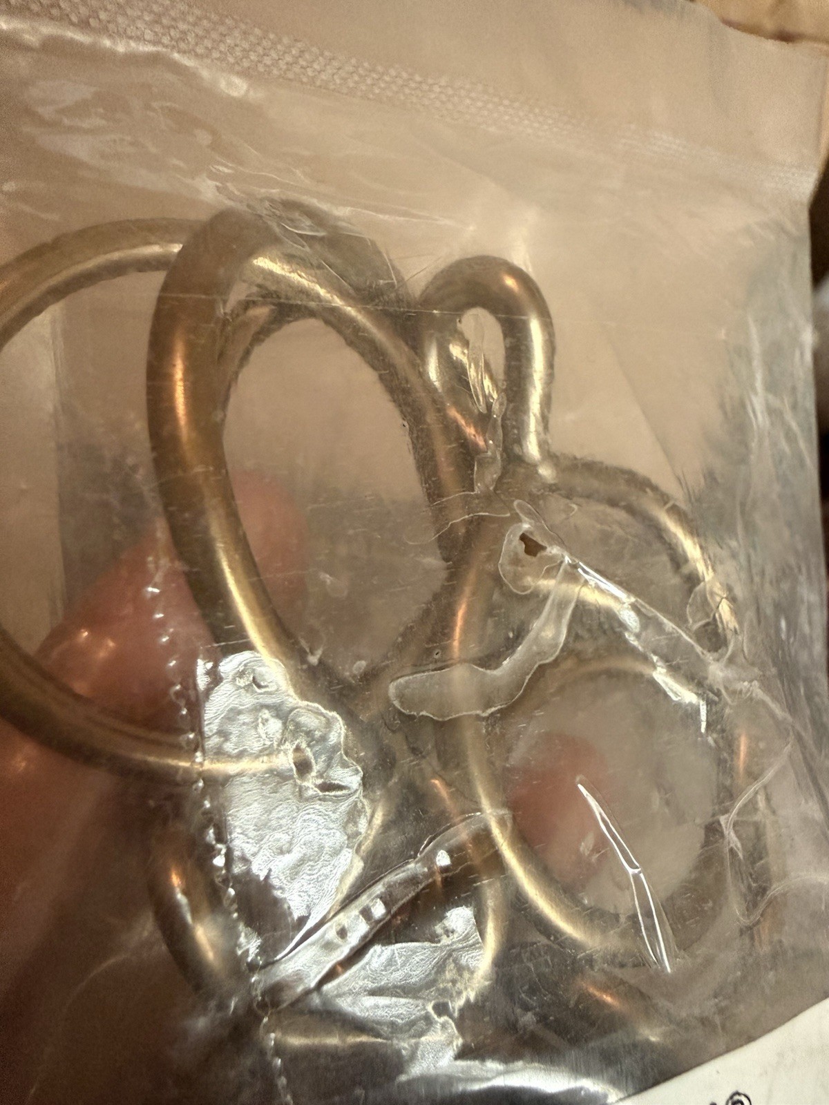 Ivilon Drapery Eyelet Curtain Rings – 1.7″ Ring for Curtain Hook Pins, Set of 8