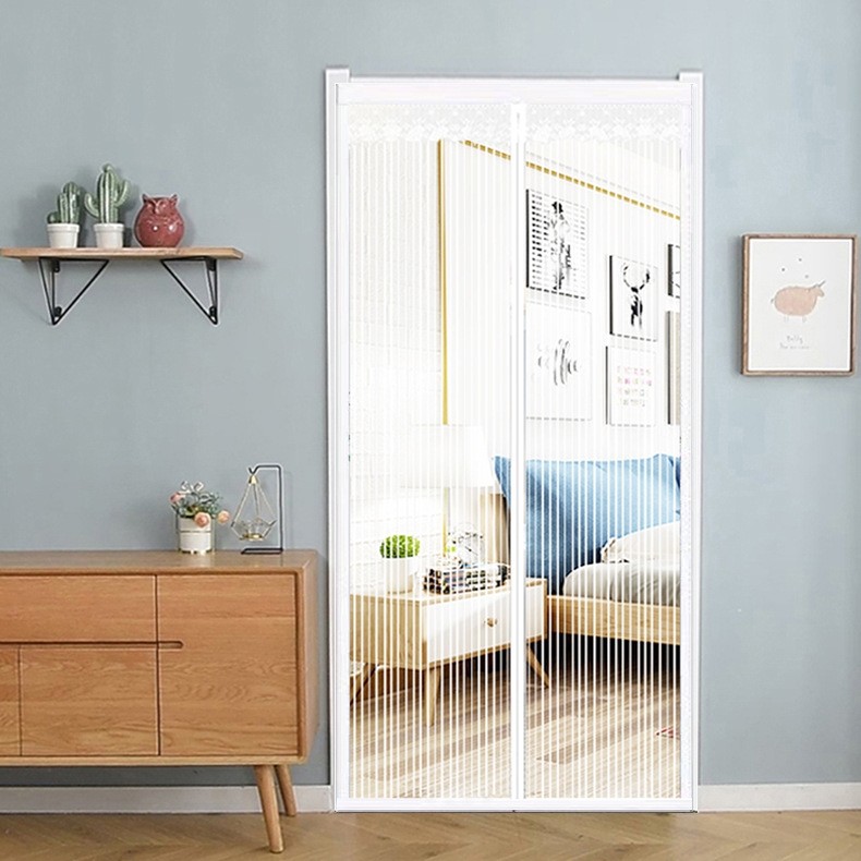 New Magnetic Screen Door Net Mosquito Fly Insect Mesh Curtain 4 Colours 58 Sizes