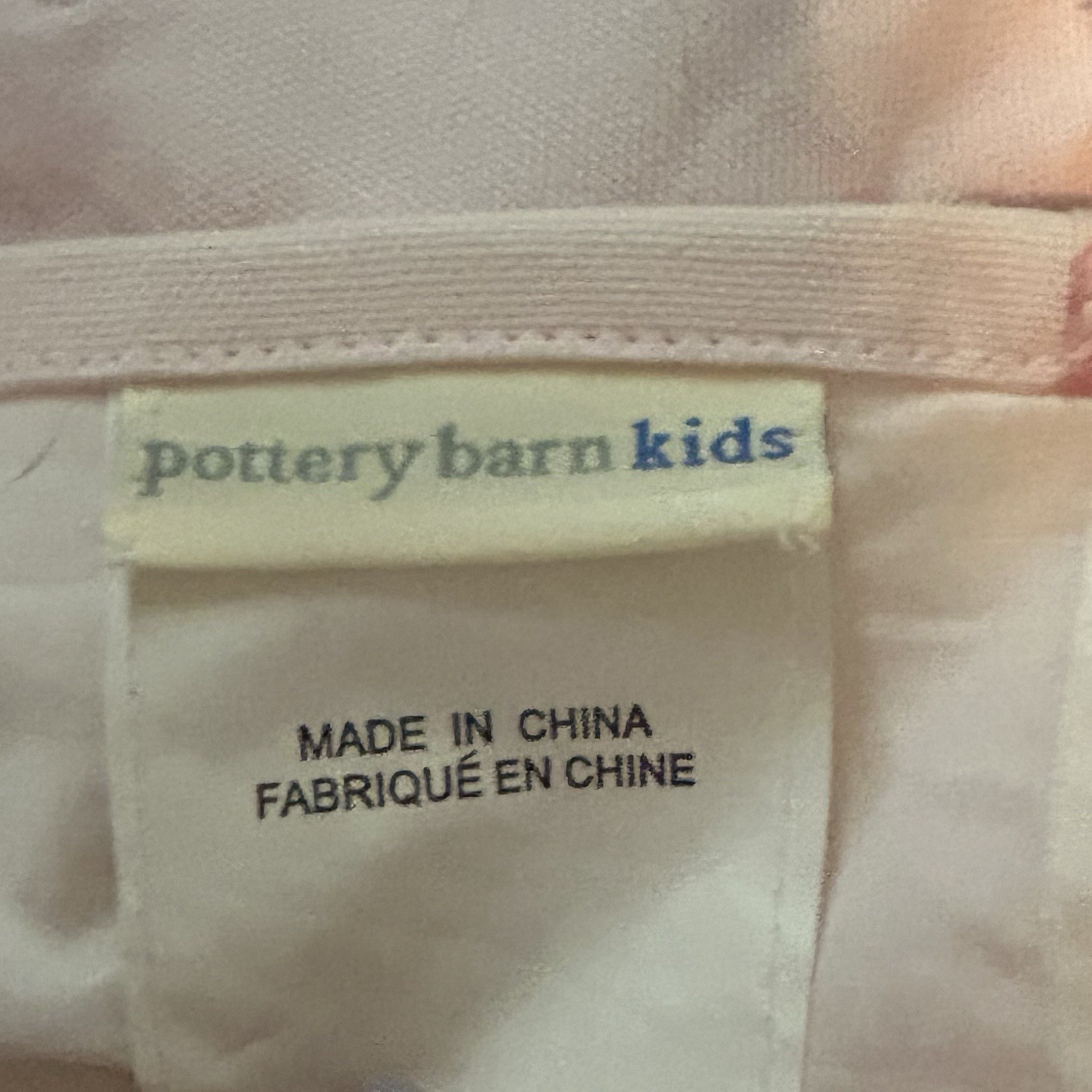 Pottery Barn Kids Daisy Garden Window Valances Set of 2 Pink Floral 44 x 18 READ