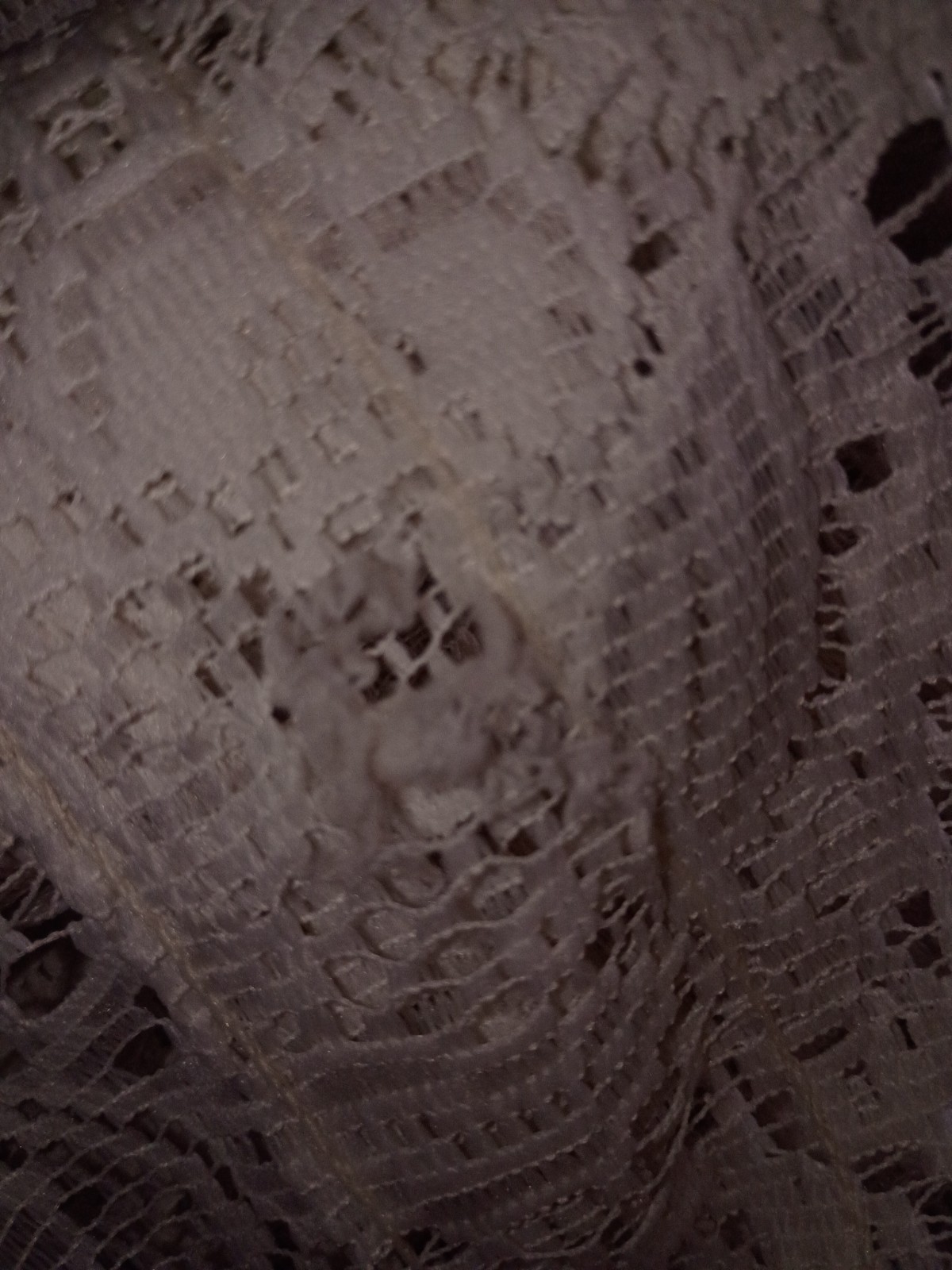 VTG JC Penny Lace Curtain, One Panel, 54″x84″, Made in the USA