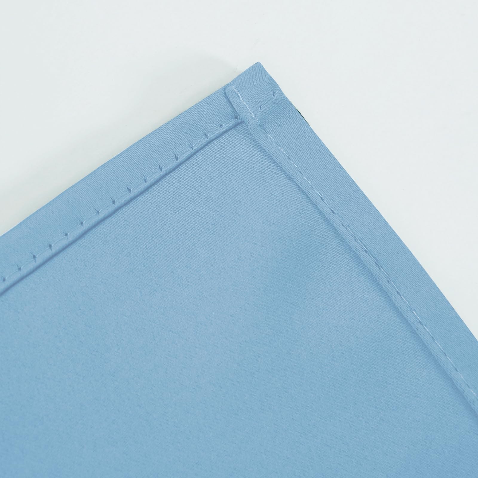 Sky Blue Blackout Curtains 34 x 54 Inch Length/Set of 2 Curtain Panels/Therma…