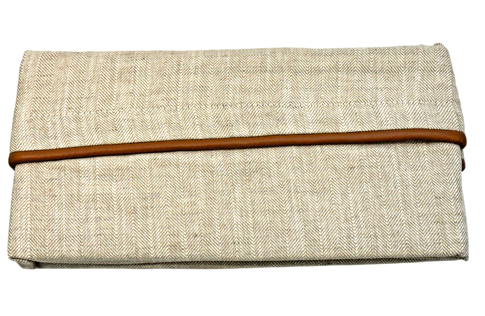 Bee & Willow Textured Herringbone Rod Pocket Valance 50 x 18″ Lined Cotton Blend
