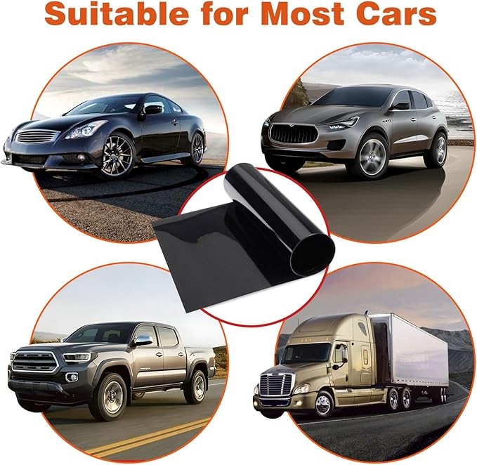 20″x10ft Uncut Roll Window Tint Film VLT 35% UV Block for Car/Home/Office Glass