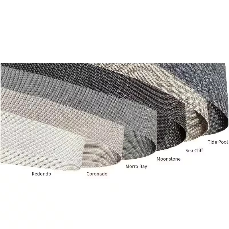 SeaSun Moonstone Dark Brown Cordless Outdoor Roller Shade with Valance 120 x 96