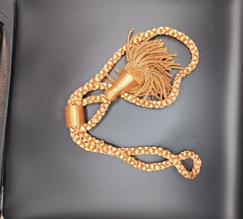 Tassel Tiebacks, Gold – Six Pieces – Pre-owned – 22 1/2 inches