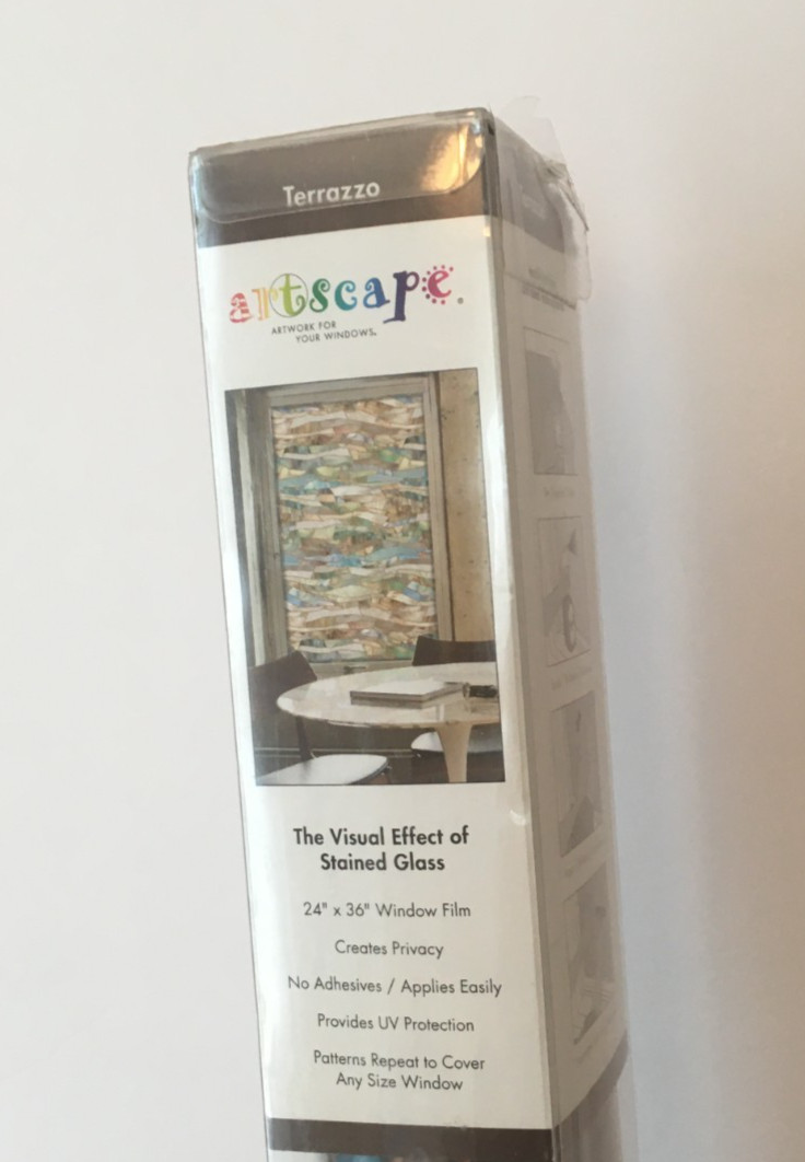 Artscape Terrazzo Stained Glass Visual Effect Window Privacy Film 24 x 36 In.