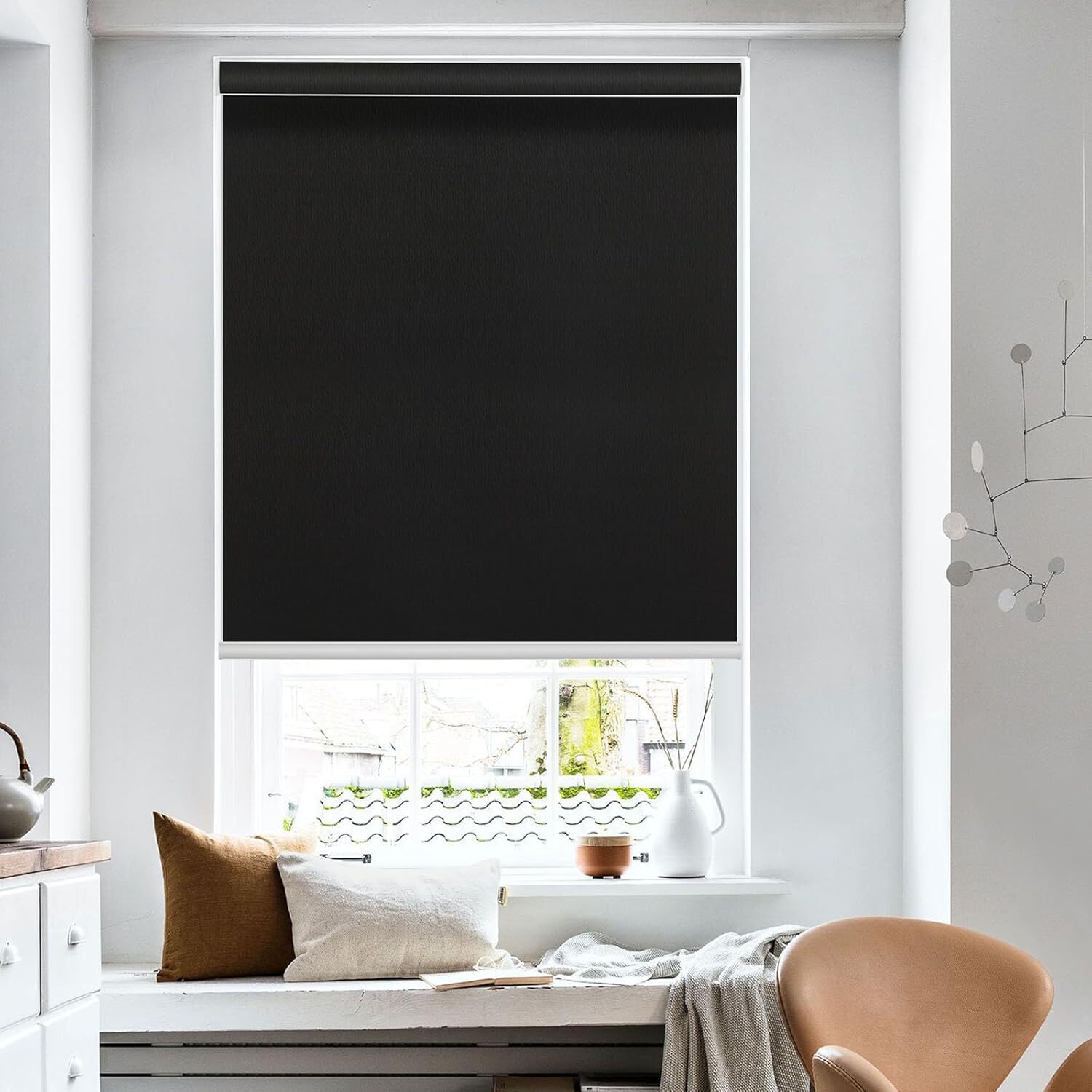 Changshade CUSTOM CUT Roller Shades Blackout Roller Blinds For Window