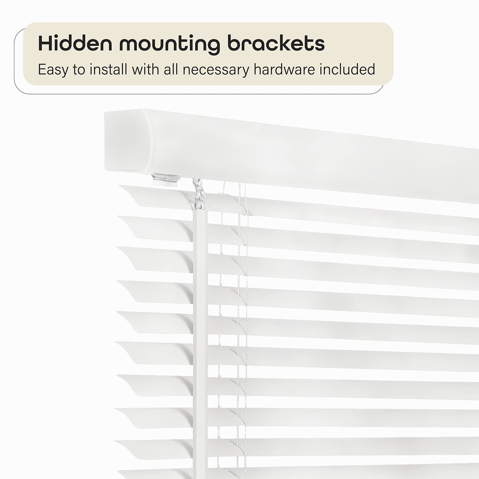 Cordless Light Filtering Mini Blind 23 Inch Width 42 Inch Length 1 Slat Size