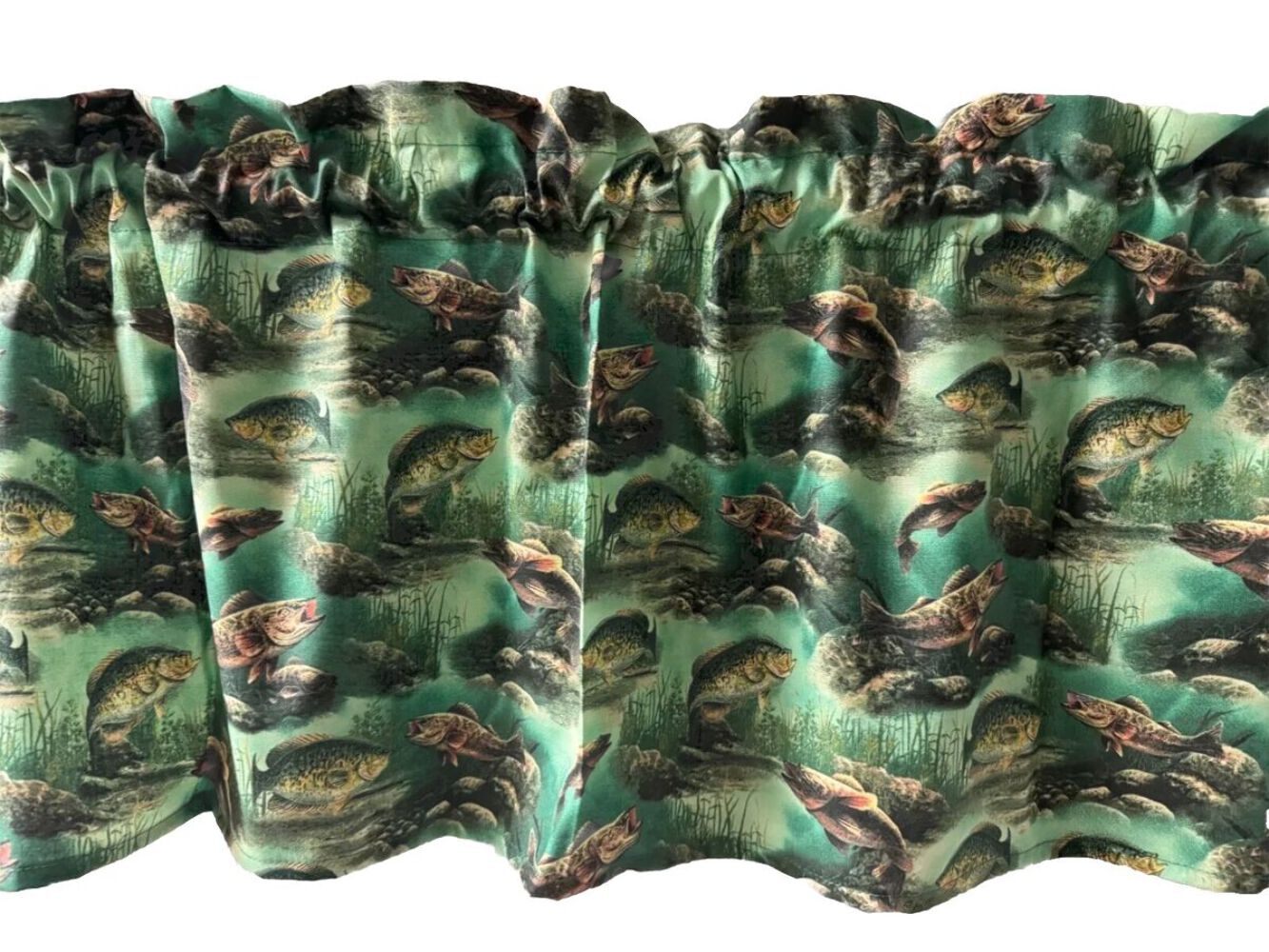 Handmade Valance or Curtain Panel Rural Fantasy