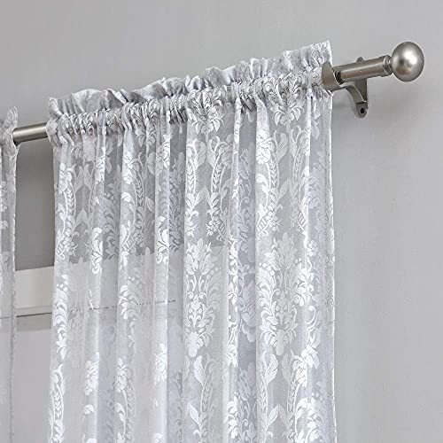 Pair of 30 Inches Wide x 36 Inches Long 2 Tier Panels: 30″ x 36″ Each White