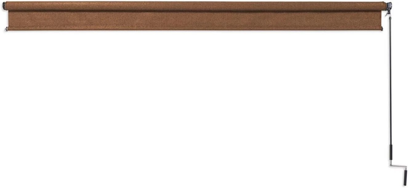 Mocha Cordless Roller Shade, 90% UV Protection – Lightweight & Water Resistant