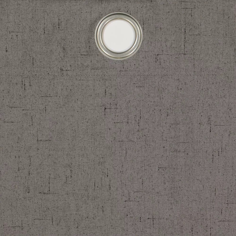 Eclipse Windsor Blackout Smoke Gray Grommet Hang Curtain Panel 42″ x 63″