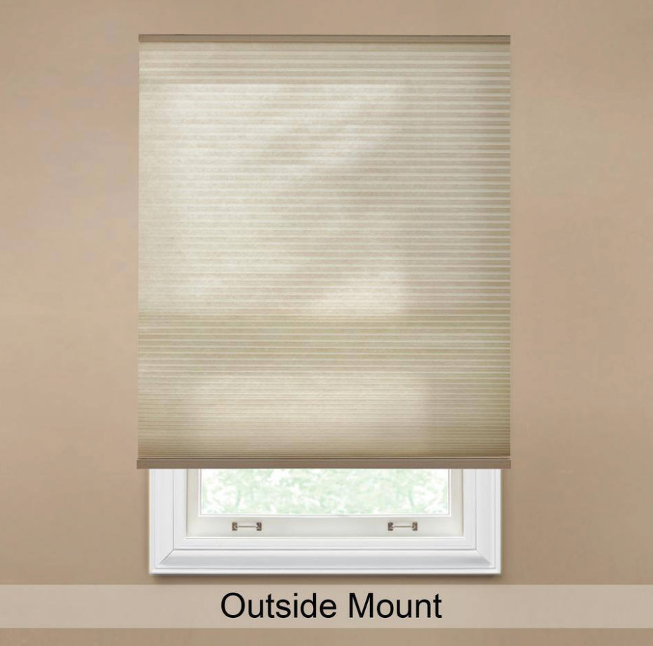 Cellular Shades Parchment SHIP IN 3 DAYS Cordless Light Filtering CUSTOM CUT