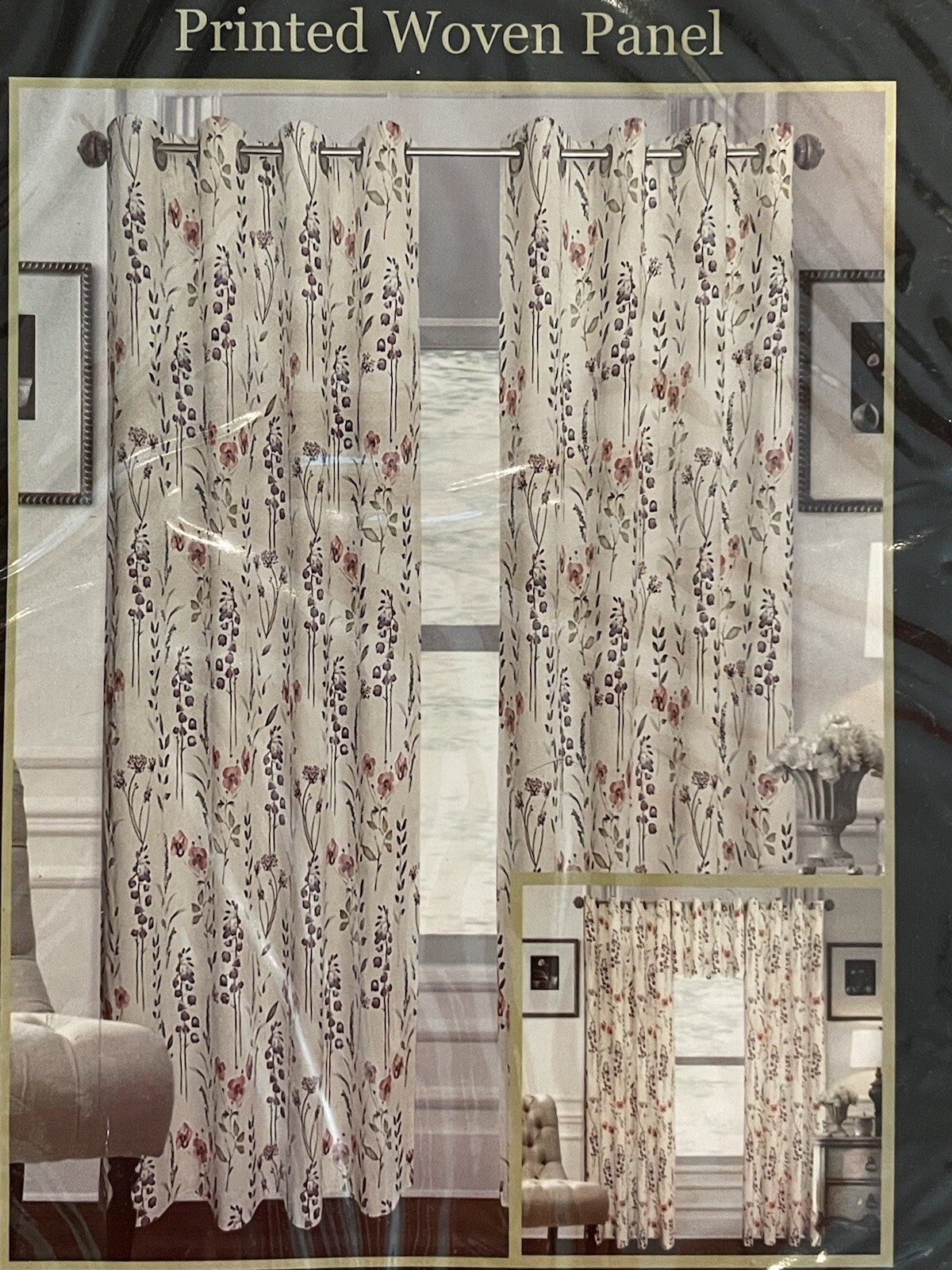 Floral Fantasy United curtain panels NEW