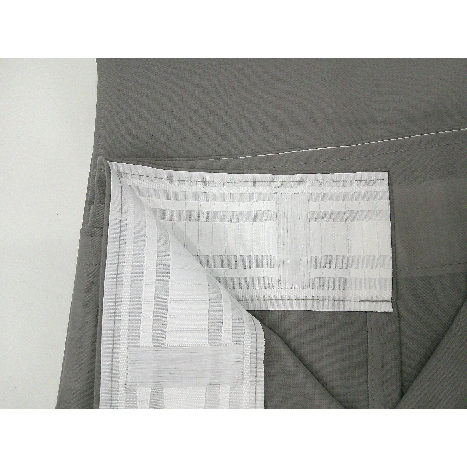 IKEA Vivan Curtains Gray 57×98.5 3 Panels Solid Opaque Polyester Cotton Drapes