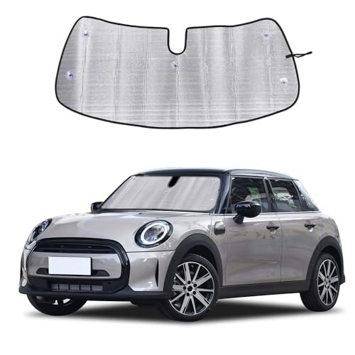 Windshield Sunshade Fit for Mini Cooper 2019-2024, Folding Car Sun Shade for