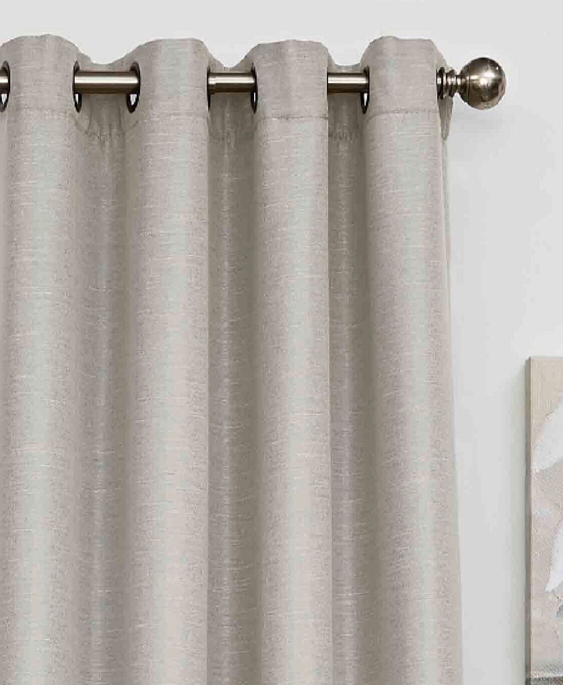 Eclipse Luxor Thermalayer Blackout 52” X 108” Panel Curtain Silver NEW $143