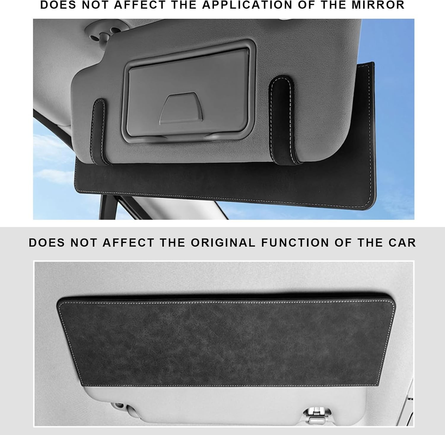 Sun Visor Extender for Car, Anti-Glare Car Visor Extension Sun Blocker Attachmen