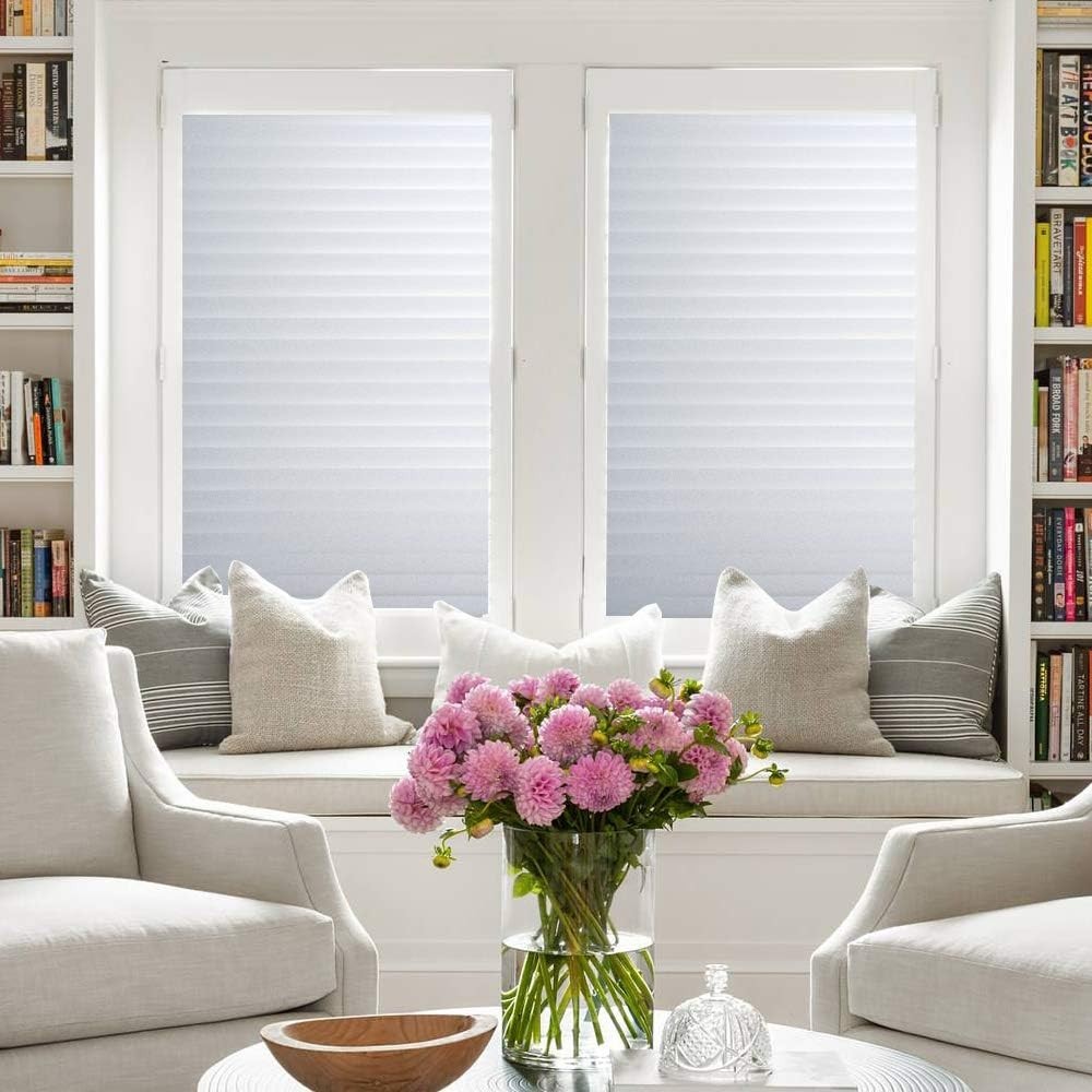 17.7×78.7″ Static Cling Window Film – Stylish UV Blocking Privacy Solution
