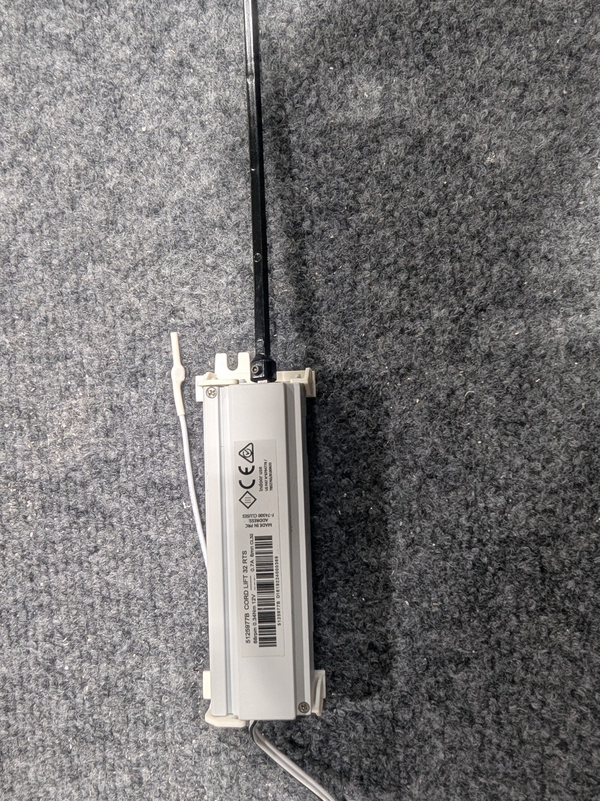 Somfy Cord Lift 32 RTS 12V DC Motor WIREFREE 5125977B