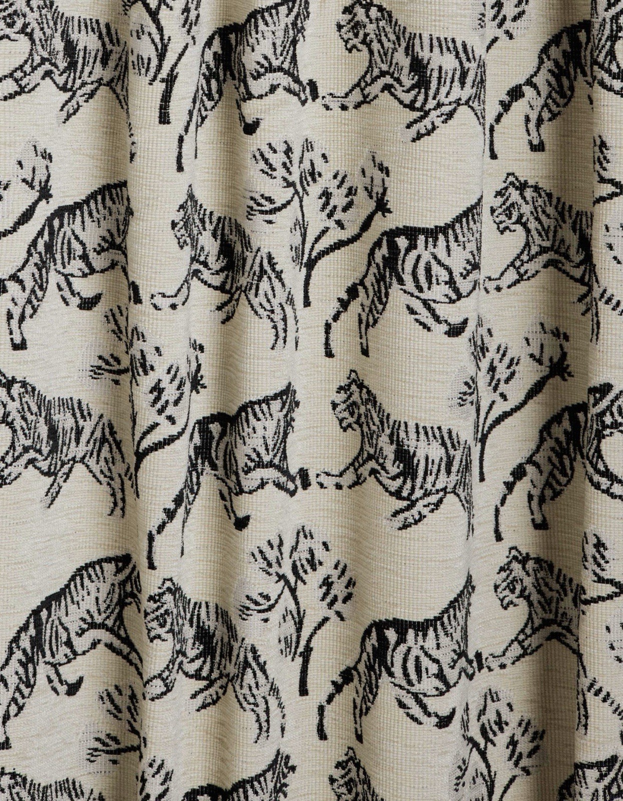 LULU And Georgia Tiger Jacquard Curtain Panel Sarah Sherman Samuel mSRP $478