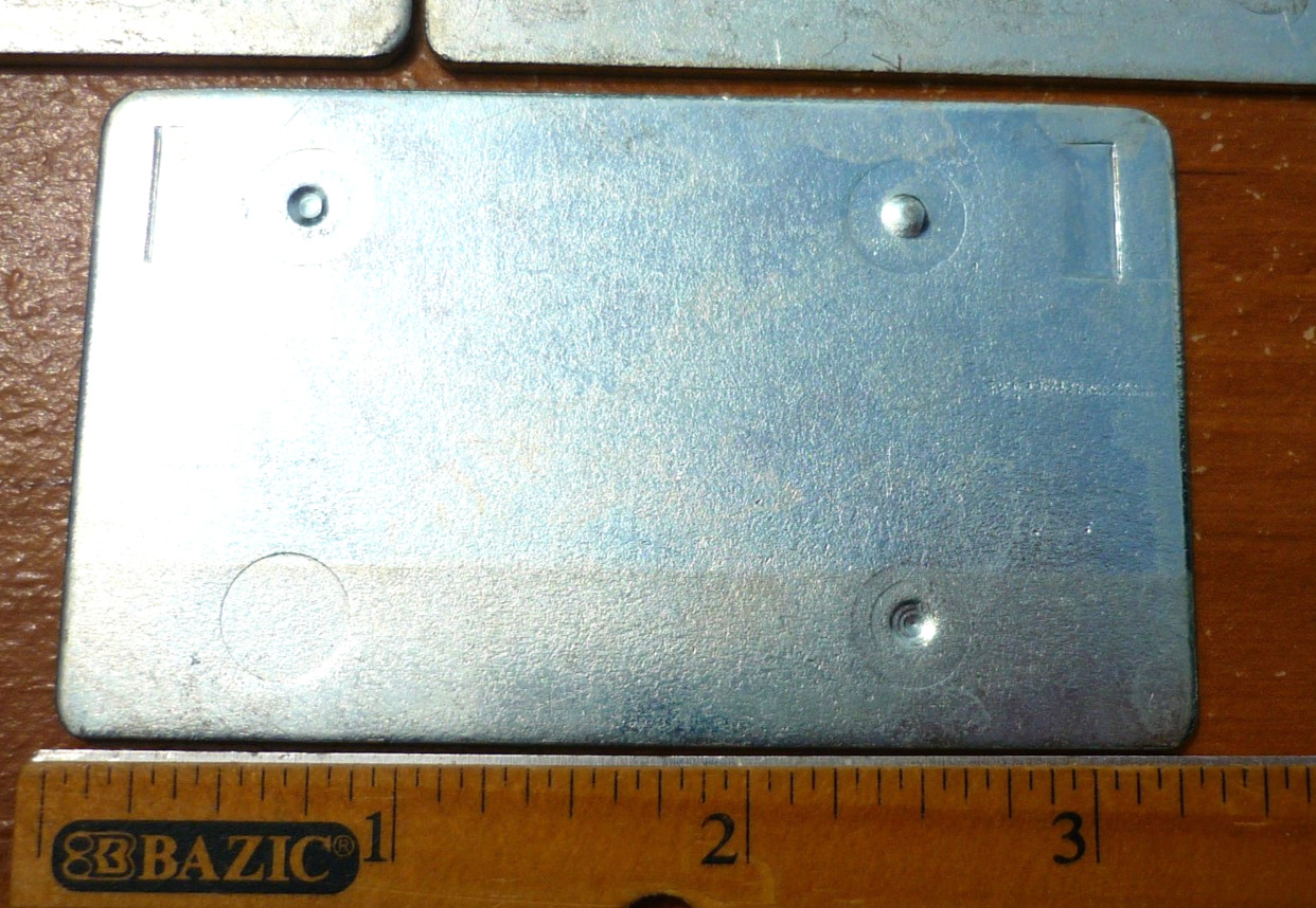 (4) VTG Sew-In Vertical Blind Fabric Vane Pocket Weights 3-3/8″ x 2″ Rectangle