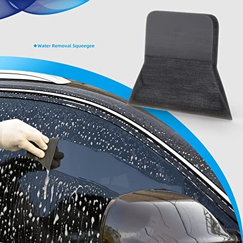 3 PCS PPF Squeegee Kit Small Squeegee for Vinyl, TPU 5Inch+4Inch+2.5Inch Black