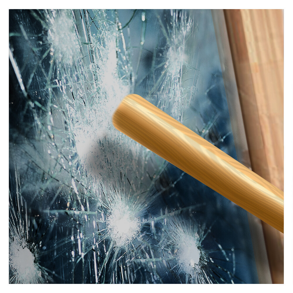 BDF S4MB05 Window Film Security and Daytime Privacy 4 Mil Black 5 (Very Dark)
