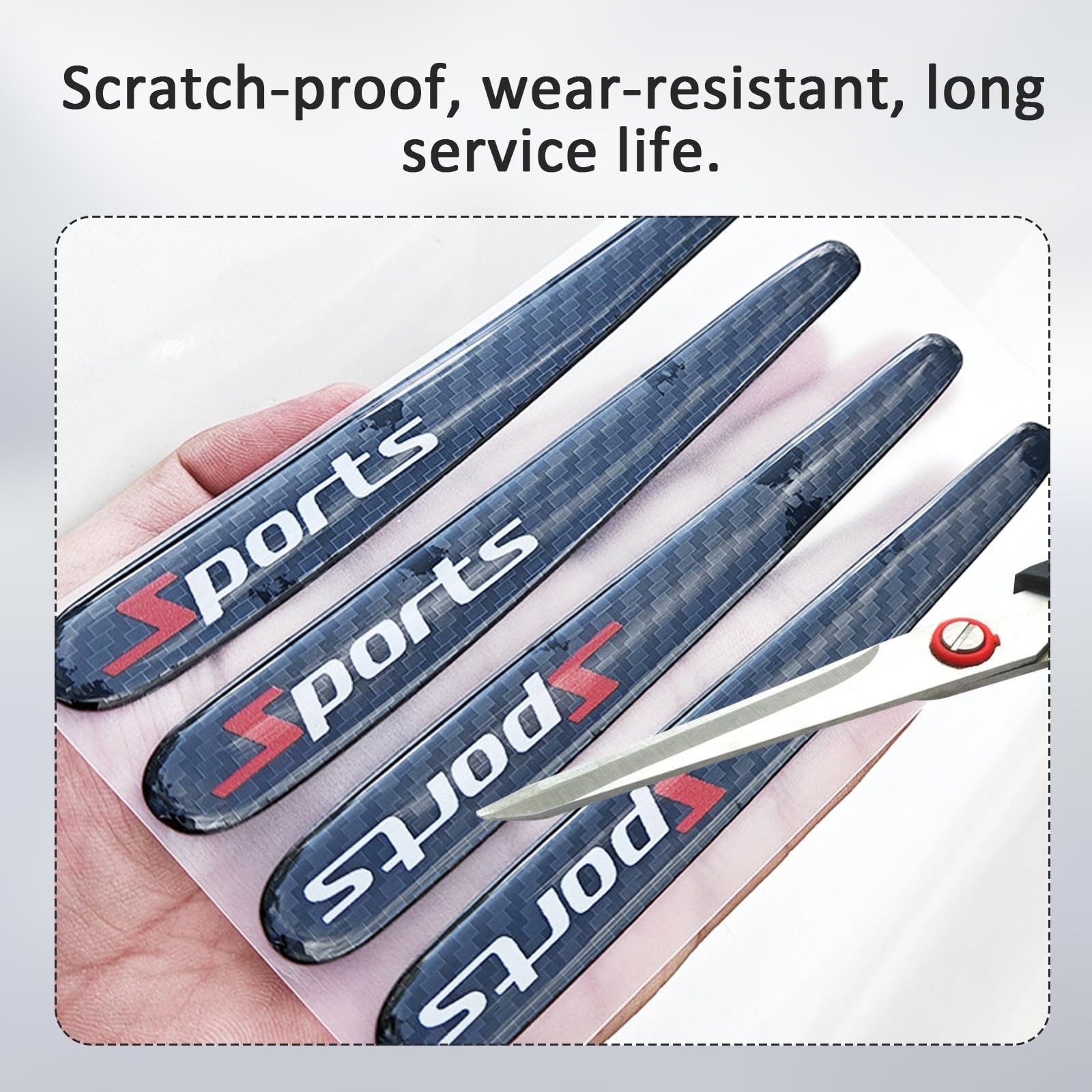 Car Door Handle Protector, 8 Pcs Door Protectors for Vehicles, Black, Door Ha…