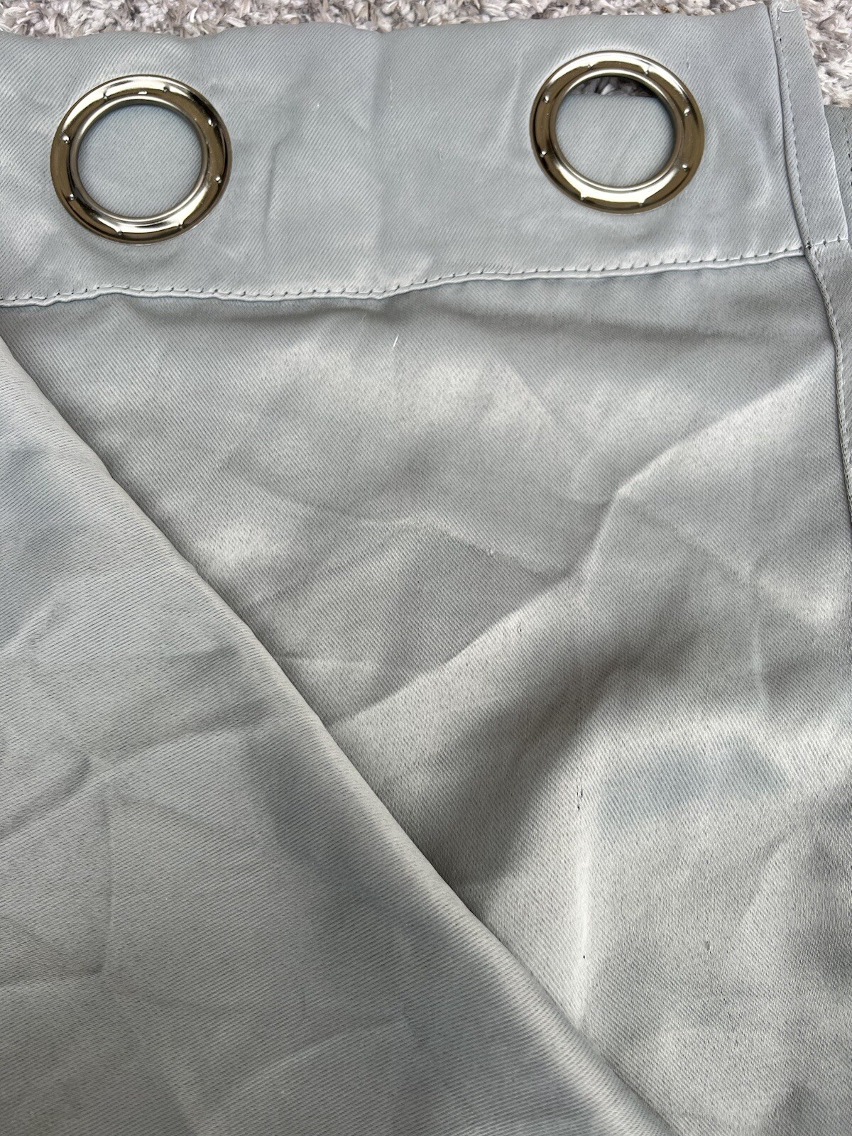 Opal House 1 Sheer Courtain New Gray For Windows Metal Ring
